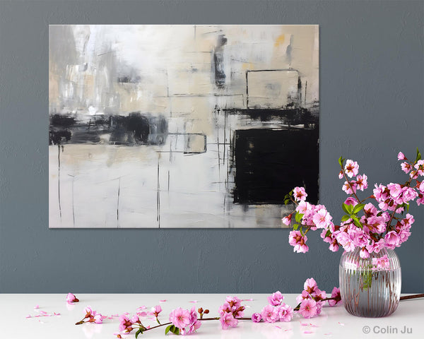 Large Wall Art Paintings, Simple Canvas Art, Simple Abstract Paintings, Contemporary Painting on Canvas, Original Canvas Wall Art for sale-HomePaintingDecor