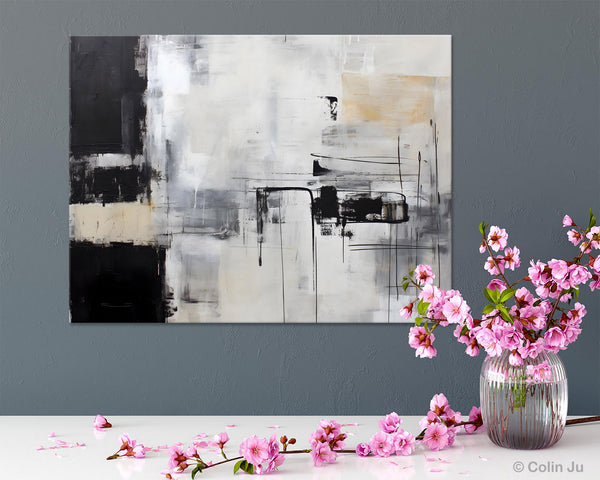 Modern Paintings for Bedroom, Living Room Wall Canvas Painting, Extra Large Abstract Artwork, Original Hand Painted Acrylic Painting-HomePaintingDecor