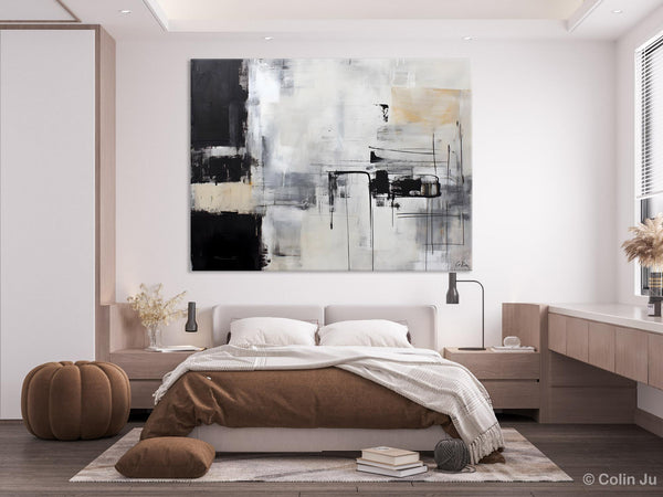 Modern Paintings for Bedroom, Living Room Wall Canvas Painting, Extra Large Abstract Artwork, Original Hand Painted Acrylic Painting-HomePaintingDecor