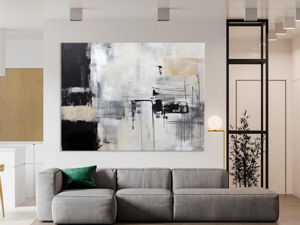 Modern Paintings for Bedroom, Living Room Wall Canvas Painting, Extra Large Abstract Artwork, Original Hand Painted Acrylic Painting-HomePaintingDecor