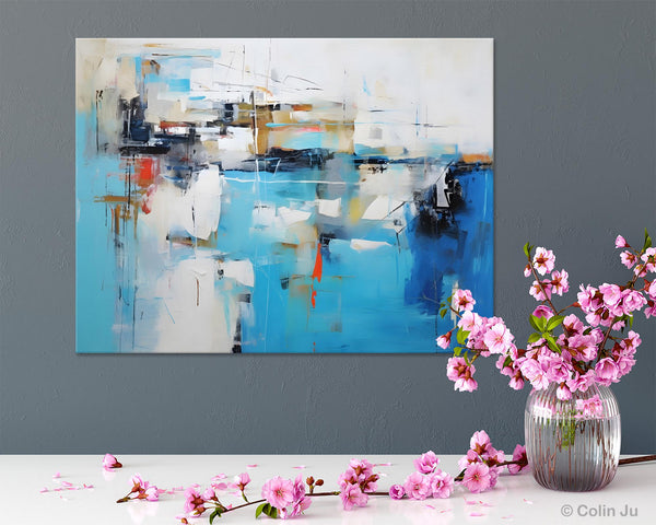 Hand Painted Acrylic Painting, Abstract Wall Painting for Living Room, Modern Contemporary Artwork, Original Acrylic Paintings for Dining Room-HomePaintingDecor