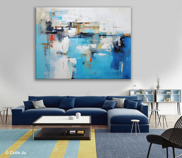 Hand Painted Acrylic Painting, Abstract Wall Painting for Living Room, Modern Contemporary Artwork, Original Acrylic Paintings for Dining Room-HomePaintingDecor