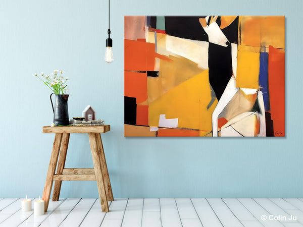 Extra Large Paintings for Living Room, Hand Painted Wall Art Paintings, Original Abstract Acrylic Painting, Abstract Wall Art for Dining Room-HomePaintingDecor