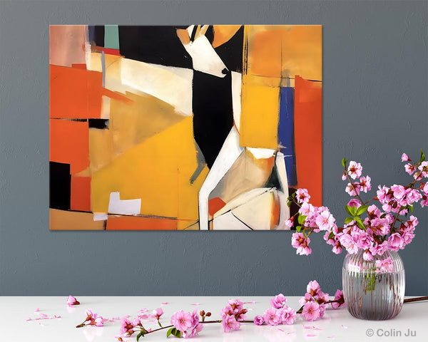 Extra Large Paintings for Living Room, Hand Painted Wall Art Paintings, Original Abstract Acrylic Painting, Abstract Wall Art for Dining Room-HomePaintingDecor