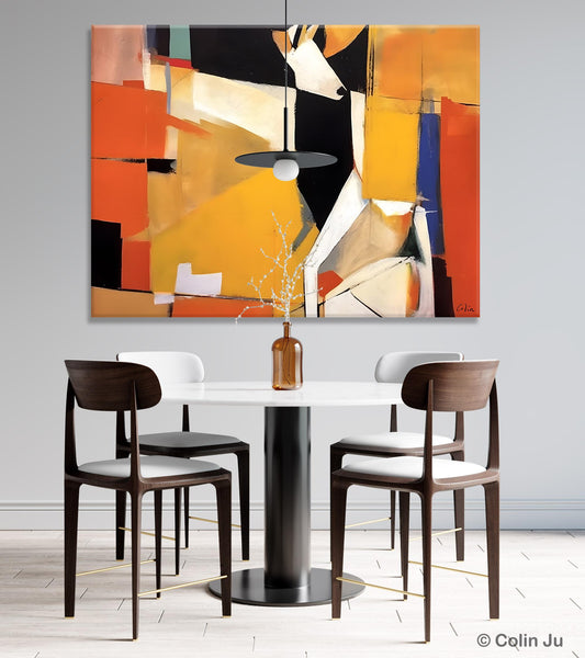 Extra Large Paintings for Living Room, Hand Painted Wall Art Paintings, Original Abstract Acrylic Painting, Abstract Wall Art for Dining Room-HomePaintingDecor