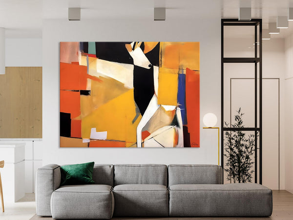 Extra Large Paintings for Living Room, Hand Painted Wall Art Paintings, Original Abstract Acrylic Painting, Abstract Wall Art for Dining Room-HomePaintingDecor