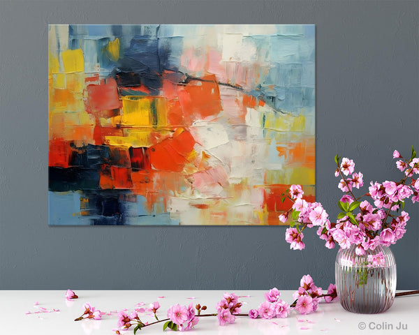 Simple Abstract Painting for Dining Room, Modern Paintings for Living Room, Original Contemporary Modern Art Paintings, Bedroom Wall Art Ideas-HomePaintingDecor