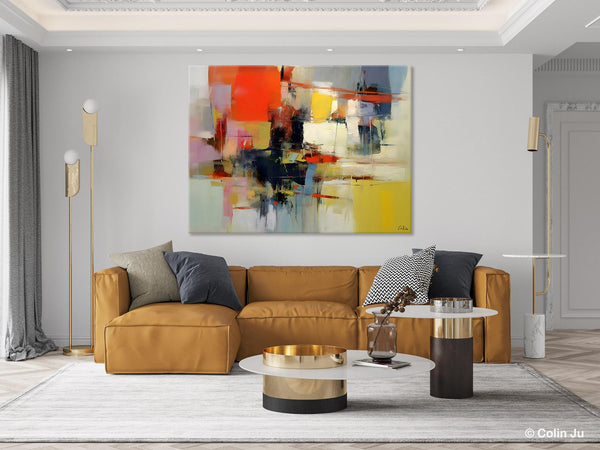 Large Acrylic Painting, Huge Paintings for Living Room, Hand Painted Wall Art Painting, Original Modern Canvas Artwork-HomePaintingDecor