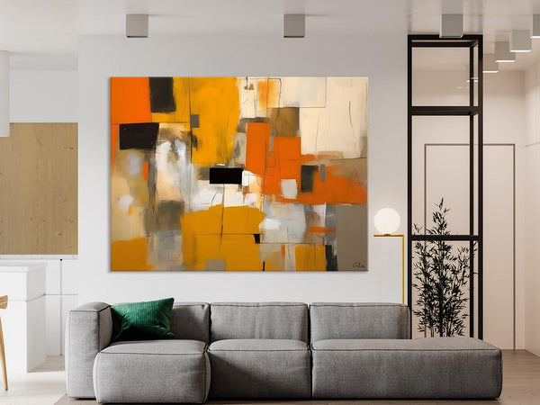 Acrylic Wall Art Painting, Acrylic Paintings for Living Room, Hand Painted Wall Painting, Simple Modern Art, Large Original Abstract Paintings-HomePaintingDecor