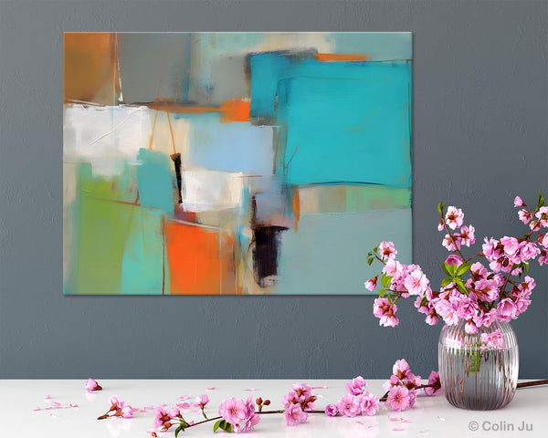 Simple Abstract Art, Large Wall Art Painting for Bedroom, Contemporary Acrylic Painting on Canvas, Original Canvas Art, Modern Wall Paintings-HomePaintingDecor