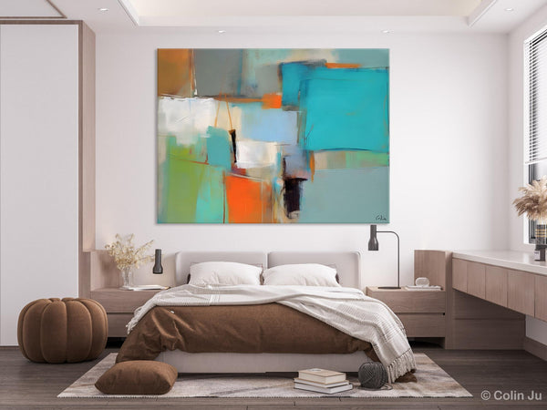 Simple Abstract Art, Large Wall Art Painting for Bedroom, Contemporary Acrylic Painting on Canvas, Original Canvas Art, Modern Wall Paintings-HomePaintingDecor