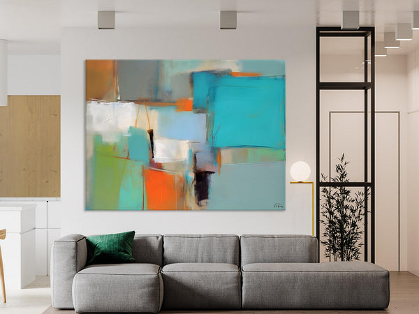 Simple Abstract Art, Large Wall Art Painting for Bedroom, Contemporary Acrylic Painting on Canvas, Original Canvas Art, Modern Wall Paintings-HomePaintingDecor
