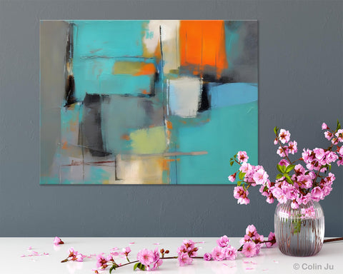 Original Canvas Art, Large Wall Art Painting for Bedroom, Contemporary Acrylic Painting on Canvas, Oversized Modern Abstract Wall Paintings-HomePaintingDecor