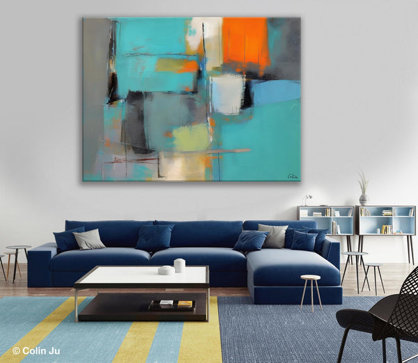 Original Canvas Art, Large Wall Art Painting for Bedroom, Contemporary Acrylic Painting on Canvas, Oversized Modern Abstract Wall Paintings-HomePaintingDecor