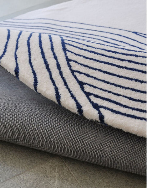 Modern Wool Rugs for Living Room, Coffee Table Round Modern Rugs, Abstract Modern Rugs for Dining Room Table, Contemporary Modern Wool Rugs, Modern Rugs for Bedroom-HomePaintingDecor