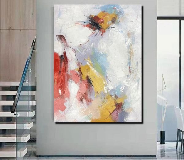 Dining Room Wall Art Ideas, Abstract Modern Painting, Acrylic Canvas Paintings, Simple Wall Art Paintings, Contemporary Painting-HomePaintingDecor