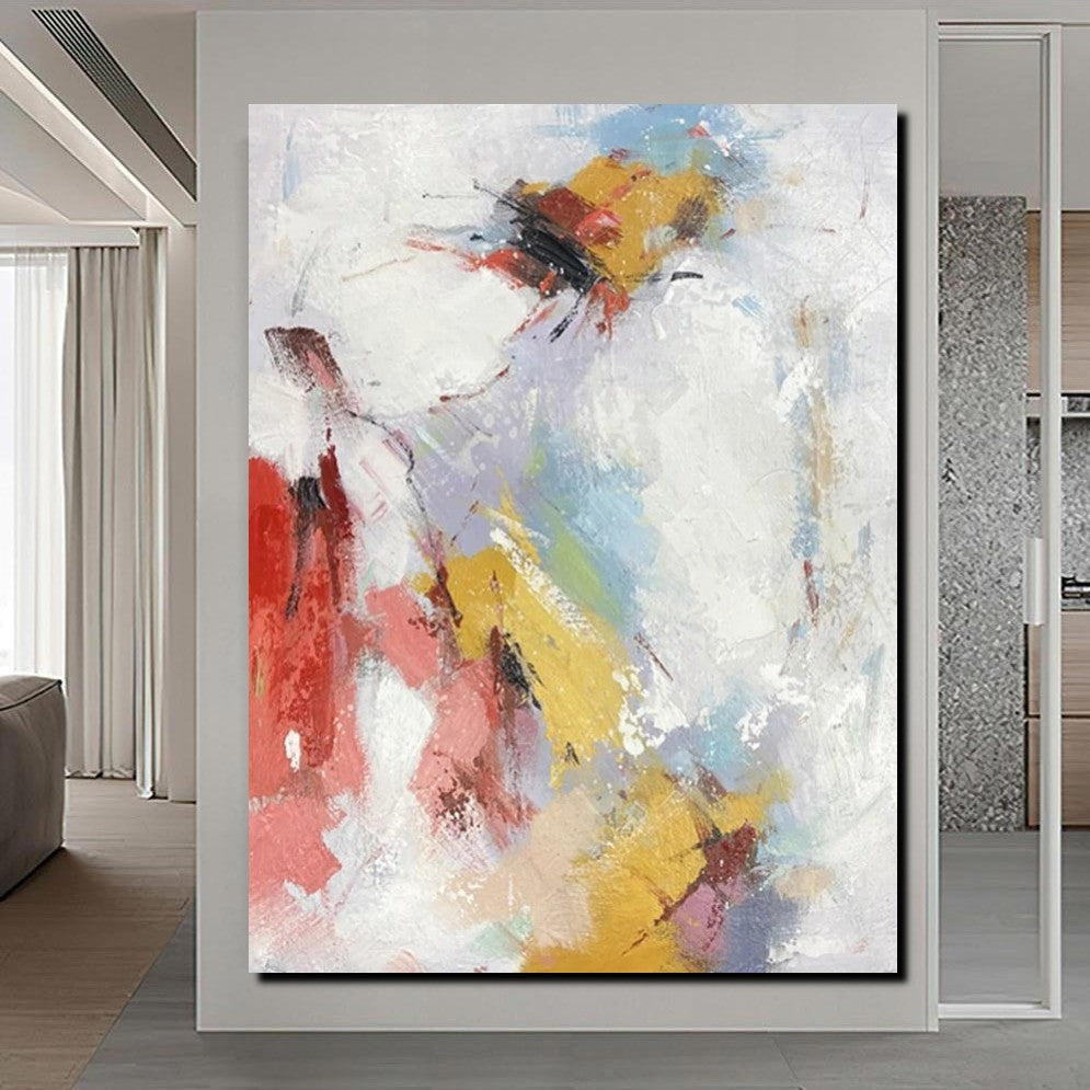 Dining Room Wall Art Ideas, Abstract Modern Painting, Acrylic Canvas Paintings, Simple Wall Art Paintings, Contemporary Painting-HomePaintingDecor