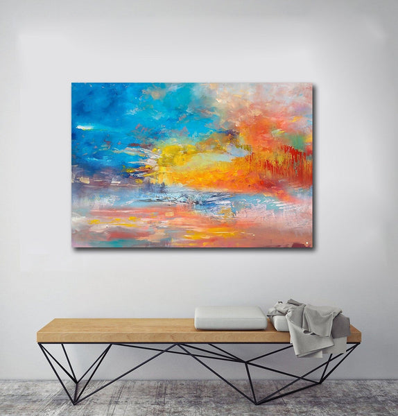 Large Paintings for Living Room, Buy Paintings Online, Wall Art Paintings for Bedroom, Simple Modern Art, Simple Abstract Art-HomePaintingDecor
