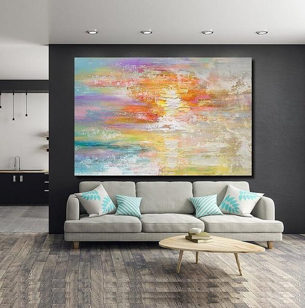 Wall Art Paintings, Simple Modern Art, Simple Abstract Painting, Large Paintings for Bedroom, Buy Paintings Online-HomePaintingDecor