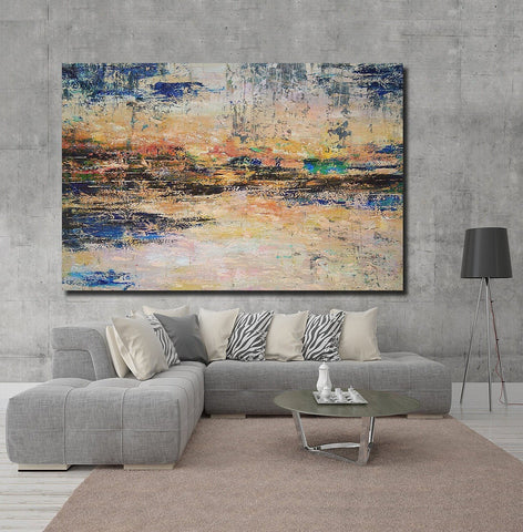 Acrylic Paintings for Living Room, Simple Modern Art, Abstract Acrylic Painting, Contemporary Wall Art Paintings, Buy Paintings Online-HomePaintingDecor