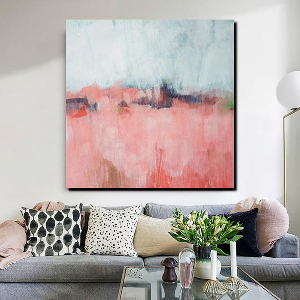 Simple Abstract Paintings, Contemporary Wall Art Paintings for Living Room, Bedroom Acrylic Paintings, Hand Painted Canvas Art, Buy Art Online-HomePaintingDecor