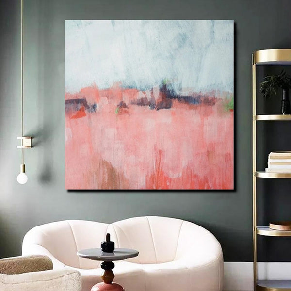 Simple Abstract Paintings, Contemporary Wall Art Paintings for Living Room, Bedroom Acrylic Paintings, Hand Painted Canvas Art, Buy Art Online-HomePaintingDecor