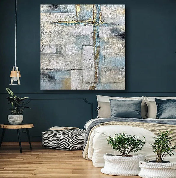 Simple Painting Ideas for Living Room, Acrylic Painting on Canvas, Large Paintings for Office, Buy Paintings Online, Oversized Canvas Paintings-HomePaintingDecor