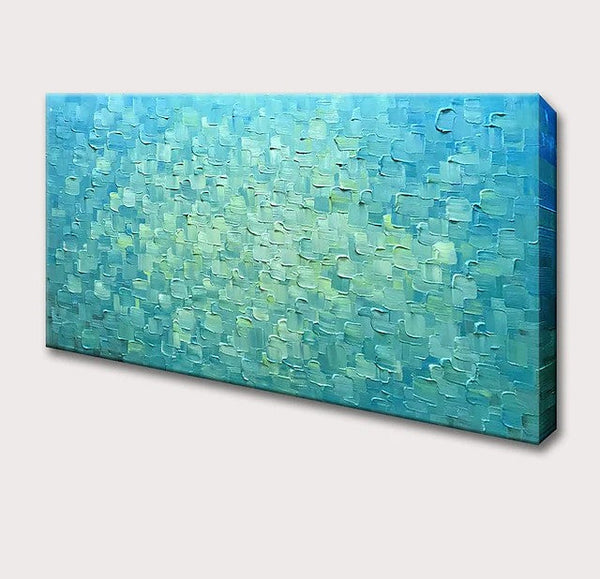 Modern Paintings for Living Room, Large Acrylic Paintings for Bedroom, Simple Wall Art Paintings, Impasto Artwork, Blue Abstract Paintings-HomePaintingDecor