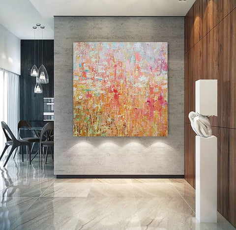 Simple Painting Ideas for Dining Room, Acrylic Painting on Canvas, Simple Modern Paintings for Living Room, Huge Canvas Paintings, Large Painting for Sale-HomePaintingDecor