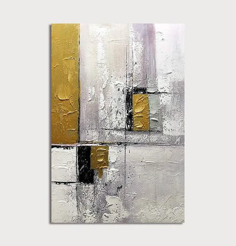 Simple Abstract Art, Wall Art Paintings, Simple Modern Art, Large Paintings for Living Room, Hand Painted Canvas Art-HomePaintingDecor