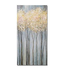 Modern Abstract Art Paintings, Tree Wall Art Paintings, Acrylic Paintings for Dining Room, Hand Painted Art, Abstract Landscape Paintings, Bedroom Wall Art Ideas-HomePaintingDecor