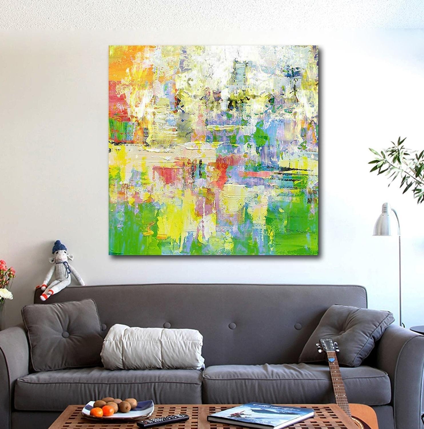 Simple Modern Art, Abstract Paintings for Living Room, Simple Abstract Art, Hand Painted Canvas Painting, Bedroom Wall Art Ideas, Large Acrylic Paintings-HomePaintingDecor