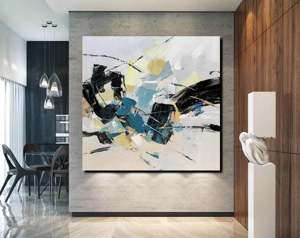 Bedroom Abstract Paintings, Simple Modern Paintings, Abstract Contemporary Art, Large Painting for Sale, Hand Painted Canvas Art-HomePaintingDecor