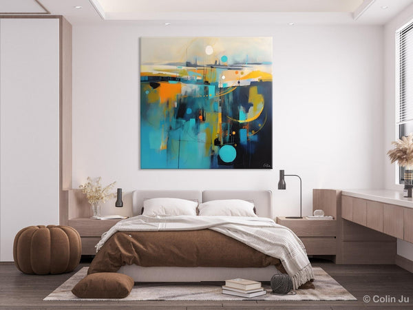 Extra Large Abstract Painting for Living Room, Acrylic Canvas Paintings, Original Modern Wall Art, Oversized Contemporary Acrylic Paintings-HomePaintingDecor