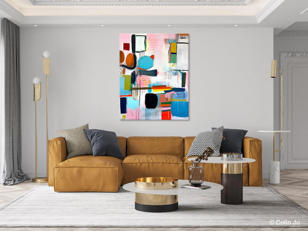 Original Acrylic Wall Art, Oversized Contemporary Acrylic Paintings, Abstract Canvas Paintings, Extra Large Canvas Painting for Living Room-HomePaintingDecor