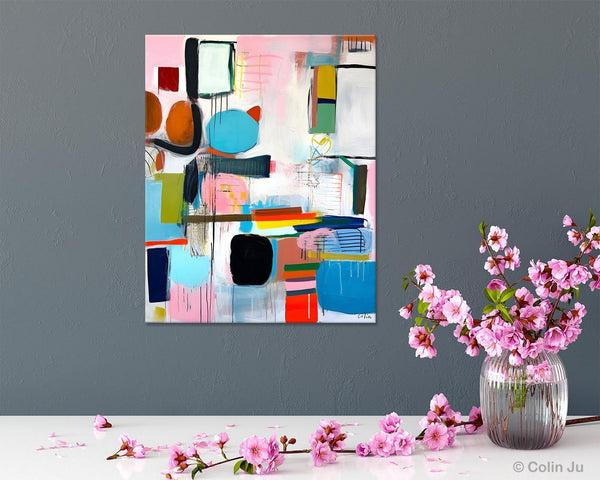 Original Acrylic Wall Art, Oversized Contemporary Acrylic Paintings, Abstract Canvas Paintings, Extra Large Canvas Painting for Living Room-HomePaintingDecor
