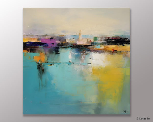 Large Abstract Painting for Bedroom, Modern Acrylic Paintings, Original Modern Wall Art Paintings, Oversized Contemporary Canvas Paintings-HomePaintingDecor