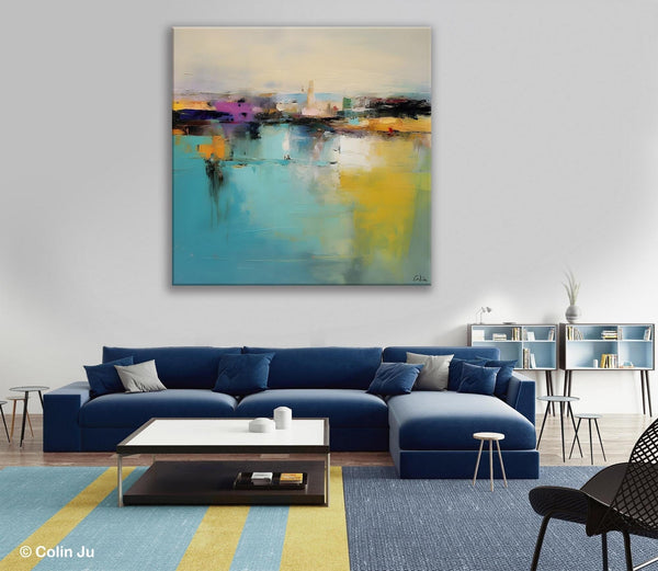 Large Abstract Painting for Bedroom, Modern Acrylic Paintings, Original Modern Wall Art Paintings, Oversized Contemporary Canvas Paintings-HomePaintingDecor