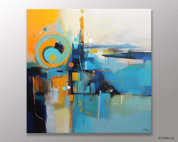 Modern Acrylic Paintings, Large Abstract Painting for Bedroom, Original Modern Wall Art Paintings, Oversized Contemporary Canvas Paintings-HomePaintingDecor