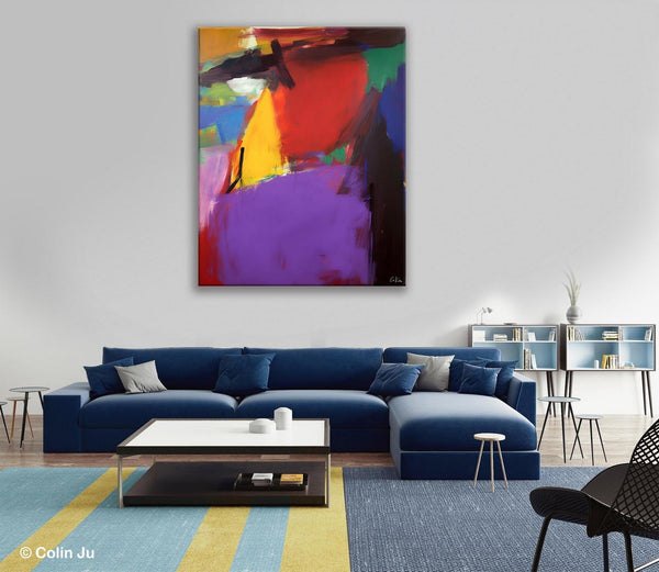 Abstract Painting on Canvas, Extra Large Abstract Painting for Living Room, Large Original Abstract Wall Art, Contemporary Acrylic Paintings-HomePaintingDecor