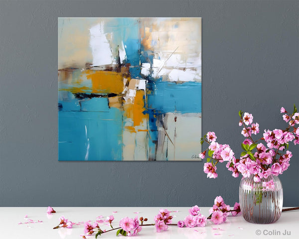 Large Abstract Painting for Bedroom, Original Modern Wall Art Paintings, Oversized Contemporary Canvas Paintings, Modern Acrylic Artwork-HomePaintingDecor