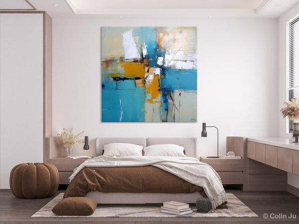 Large Abstract Painting for Bedroom, Original Modern Wall Art Paintings, Oversized Contemporary Canvas Paintings, Modern Acrylic Artwork-HomePaintingDecor