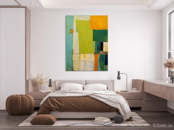 Simple Modern Wall Art, Oversized Contemporary Acrylic Paintings, Extra Large Canvas Painting for Living Room, Original Abstract Paintings-HomePaintingDecor