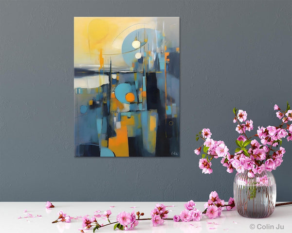 Extra Large Painting for Sale, Oversized Contemporary Acrylic Paintings, Extra Large Canvas Painting for Bedroom, Original Abstract Painting-HomePaintingDecor