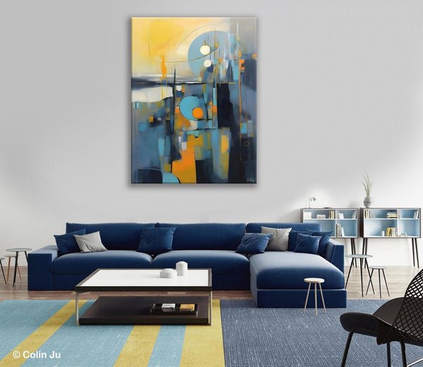 Extra Large Painting for Sale, Oversized Contemporary Acrylic Paintings, Extra Large Canvas Painting for Bedroom, Original Abstract Painting-HomePaintingDecor