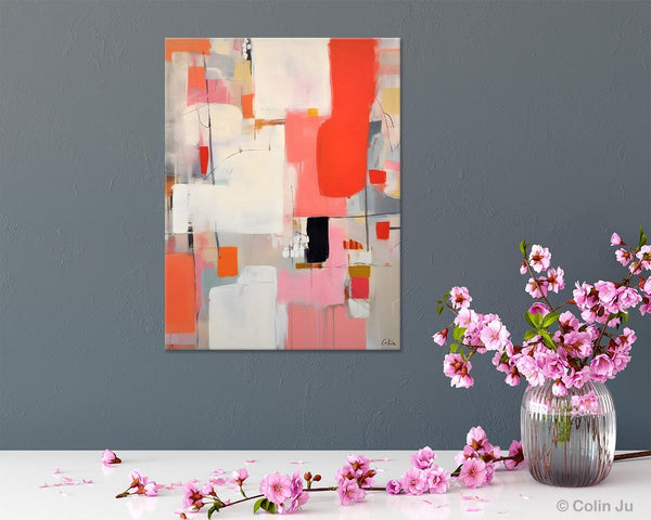 Extra Large Painting on Canvas, Huge Contemporary Acrylic Paintings, Extra Large Canvas Painting for Bedroom, Original Abstract Wall Art-HomePaintingDecor