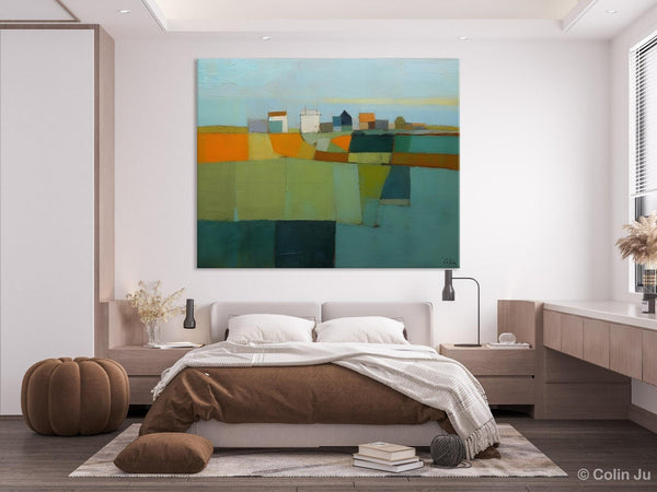 Abstract Landscape Painting on Canvas, Extra Large Landacape Wall Art for Living Room, Original Abstract Wall Art, Acrylic Painting for Sale-HomePaintingDecor