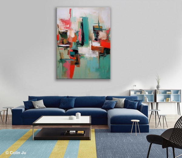 Extra Large Painting for Sale, Huge Contemporary Acrylic Paintings, Extra Large Canvas Paintings, Original Abstract Painting, Impasto Art-HomePaintingDecor