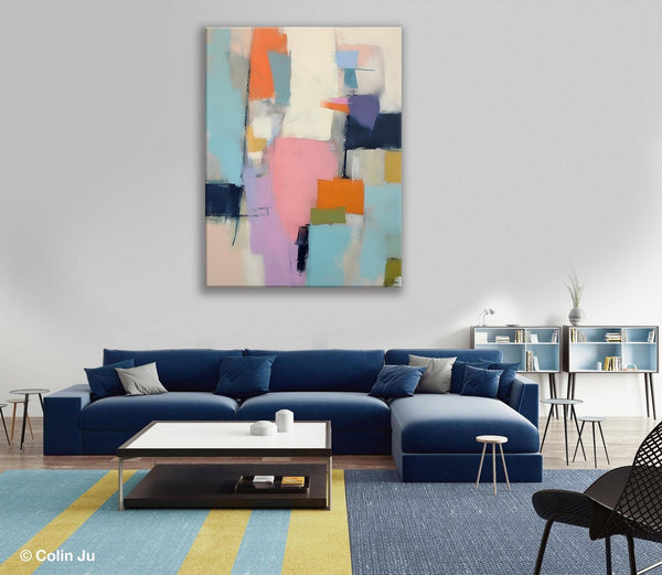 Modern Paintings, Large Contemporary Wall Art, Acrylic Painting on Canvas, Extra Large Paintings for Dining Room, Original Abstract Painting-HomePaintingDecor