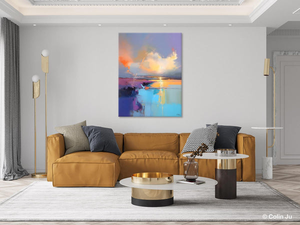 Original Landscape Paintings, Modern Paintings, Large Contemporary Wall Art, Acrylic Painting on Canvas, Extra Large Paintings for Bedroom-HomePaintingDecor
